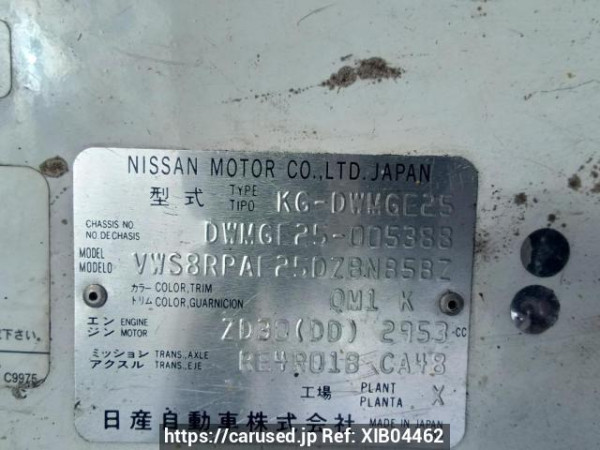 Used 2004 MT nissan caravan-bus DWMGE25 Image[10]