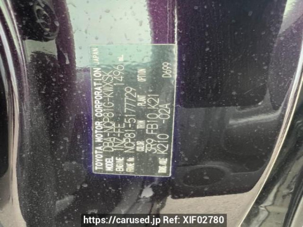 Used 2012 AT toyota sienta NCP81G Image[10]