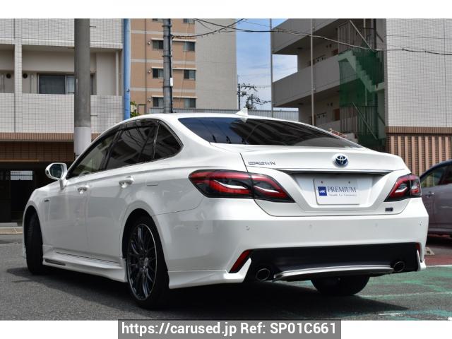 Buy Used 2018 Toyota Crown Hybrid AZSH20 (SP01C661) - Carused.jp