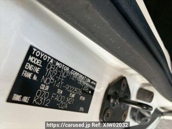 Used 2012 AT toyota spade NCP141 Image[11]