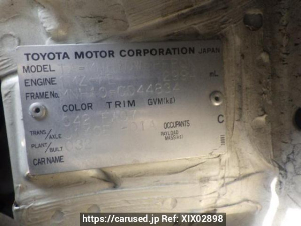 Used 2004 AT toyota alphard MNH10W Image[10]