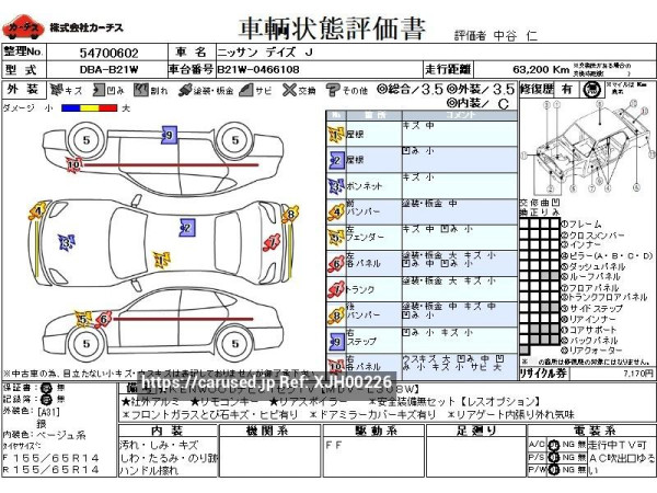 Used 2018 AT nissan dayz DBA-B21W Image[3]