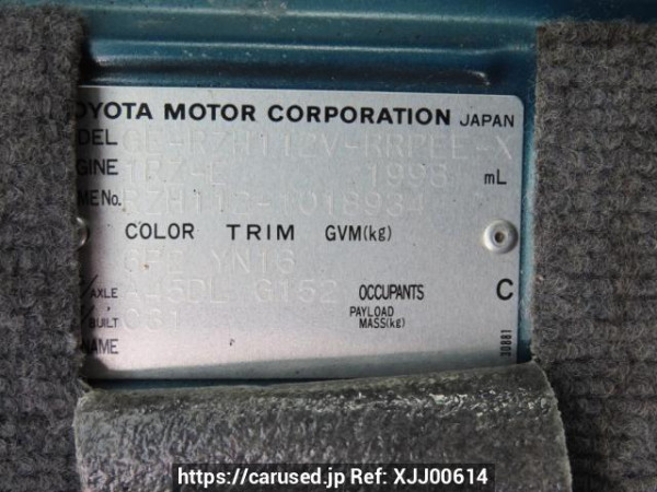 Used 2003 AT toyota hiace-van RZH112V Image[10]