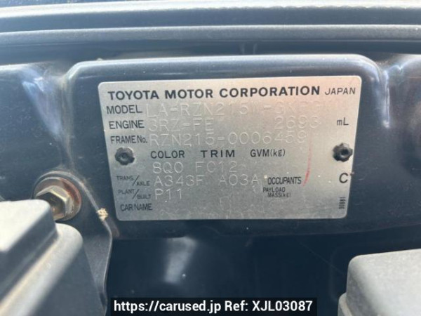 Used 2003 AT toyota hilux-surf RZN215W Image[10]