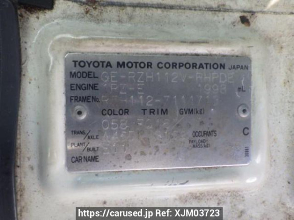 Used 2003 AT toyota hiace-van RZH112V Image[10]