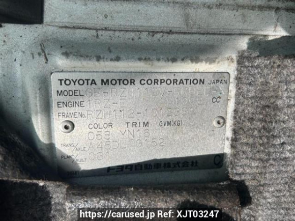 Used 2002 AT toyota hiace-van RZH112V Image[10]