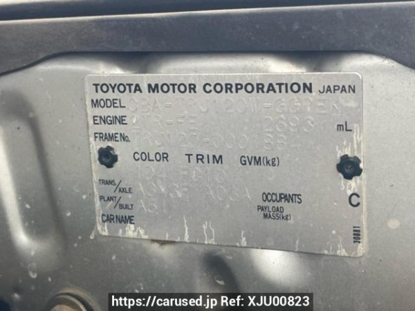 Used 2004 AT toyota land-cruiser-prado TRJ120W Image[10]