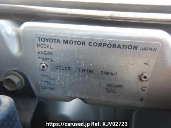 Used 2004 AT toyota hilux-surf RZN215W Image[11]