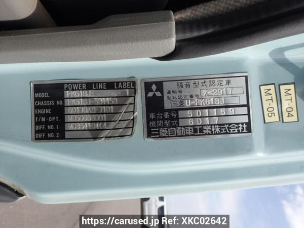 Used 1993 MT mitsubishi-fuso fighter FK618J Image[14]