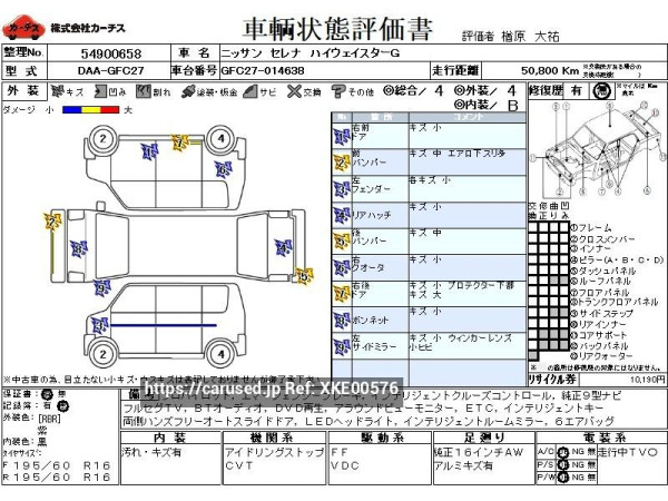 Used 2016 CVT nissan serena DAA-GFC27 Image[3]