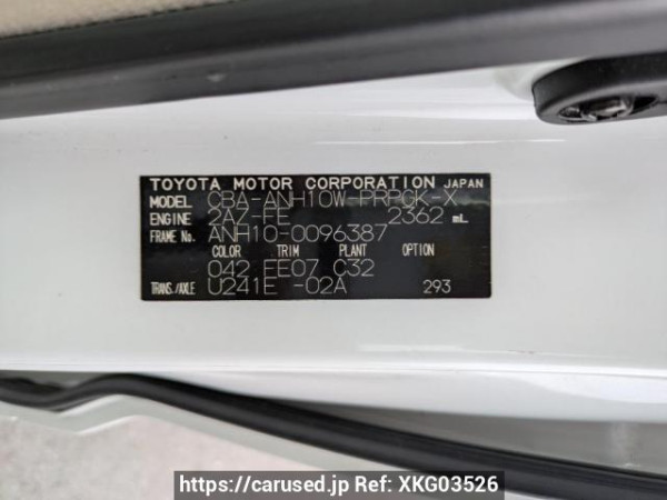 Used 2005 AT toyota alphard ANH10W Image[11]