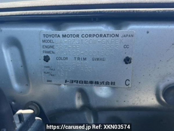 Used 2002 AT toyota land-cruiser-prado RZJ120W Image[11]