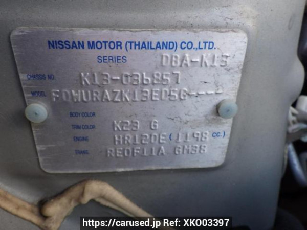 Used 2013 AT nissan march K13 Image[11]