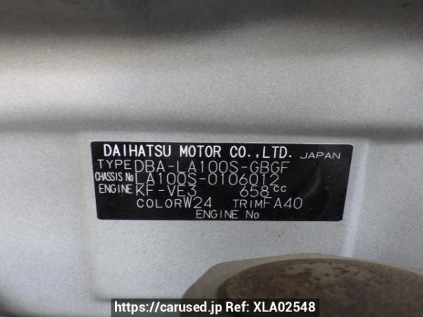 Used 2012 AT daihatsu move LA100S Image[11]