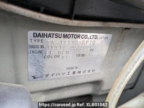 Used 2002 AT daihatsu terios-kid J111G Image[10]