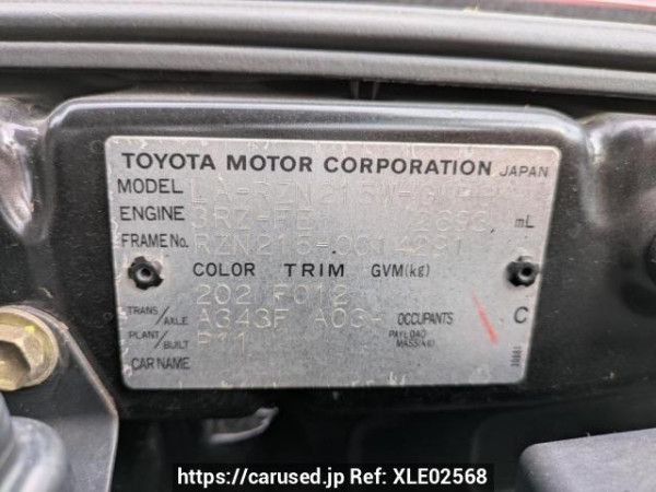 Used 2004 AT toyota hilux-surf RZN215W Image[10]