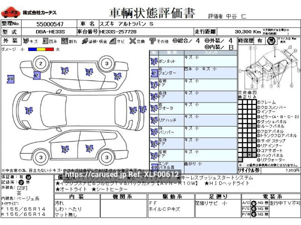 Used 2020 CVT suzuki alto-lapin DBA-HE33S Image[3]
