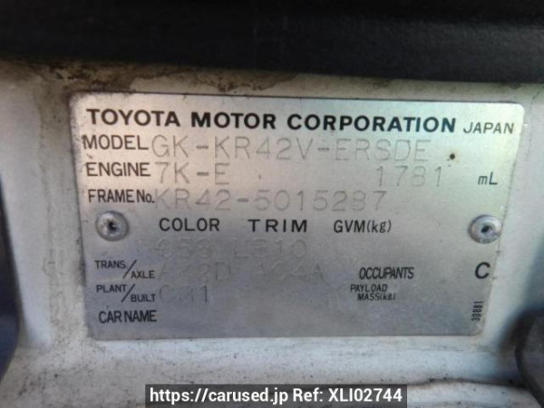 Used 2003 AT toyota liteace-van KR42V Image[9]