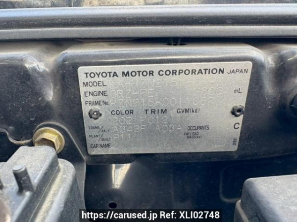 Used 2003 AT toyota hilux-surf RZN215W Image[10]