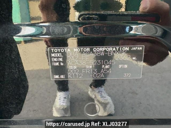 Used 2012 AT toyota vanguard ACA38W Image[10]