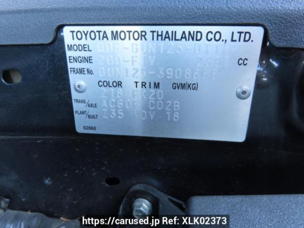 Used 2019 AT toyota hilux GUN125 Image[14]