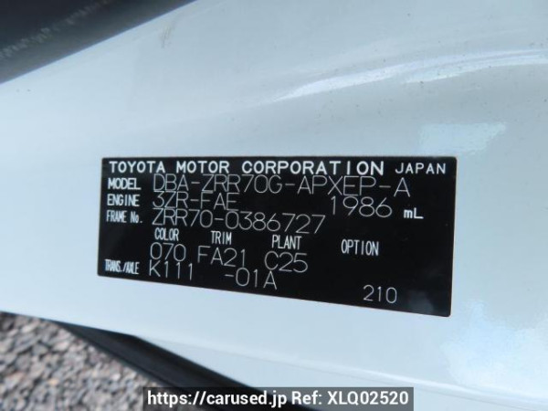 Used 2010 AT toyota noah ZRR70G Image[11]