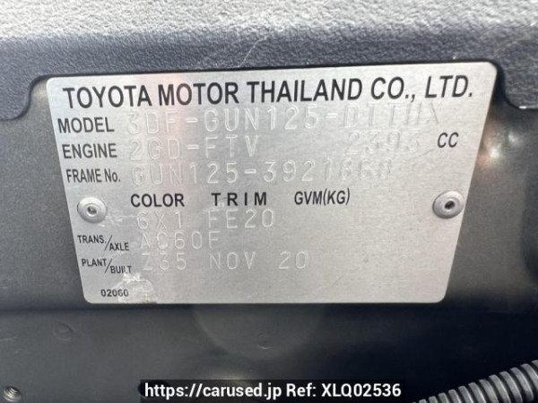 Used 2021 AT toyota hilux GUN125 Image[12]