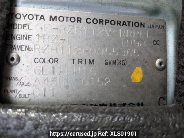 Used 2000 AT toyota hiace-van RZH112V Image[10]