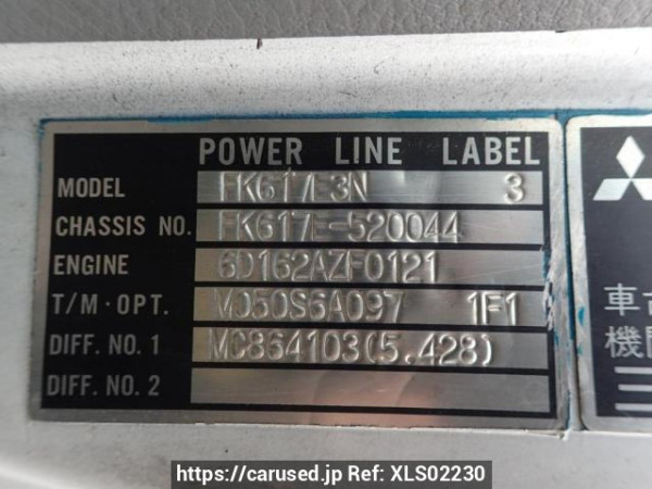 Used 1995 MT mitsubishi-fuso fighter FK617E Image[14]
