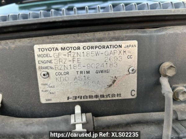 Used 1999 AT toyota hilux-surf RZN185W Image[10]