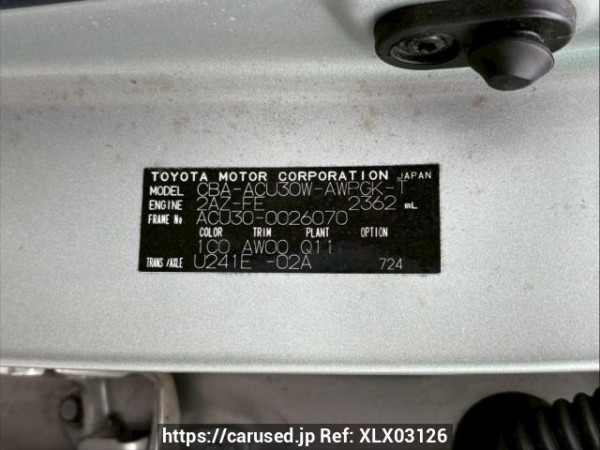 Used 2004 AT toyota harrier ACU30W Image[10]