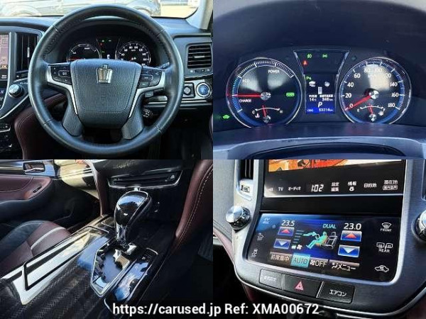 Used 2015 AT toyota crown-hybrid DAA-AWS210 Image[4]