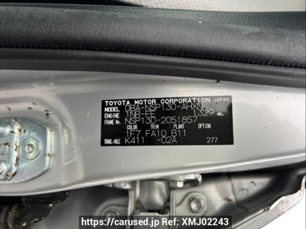 Used 2011 AT toyota vitz NSP130 Image[10]