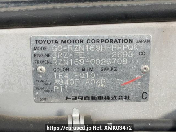 Used 2002 AT toyota hilux RZN169H Image[10]