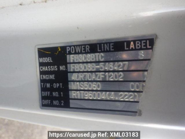 Used 1990 MT mitsubishi canter-guts FB308B Image[10]