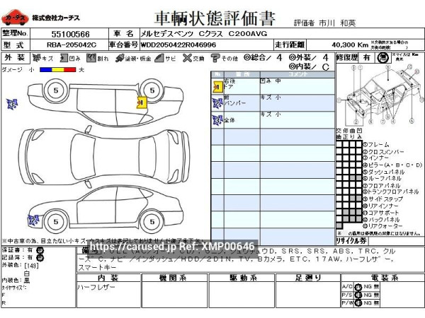 Used 2015 AT mercedes-benz c-class RBA-205042C Image[3]