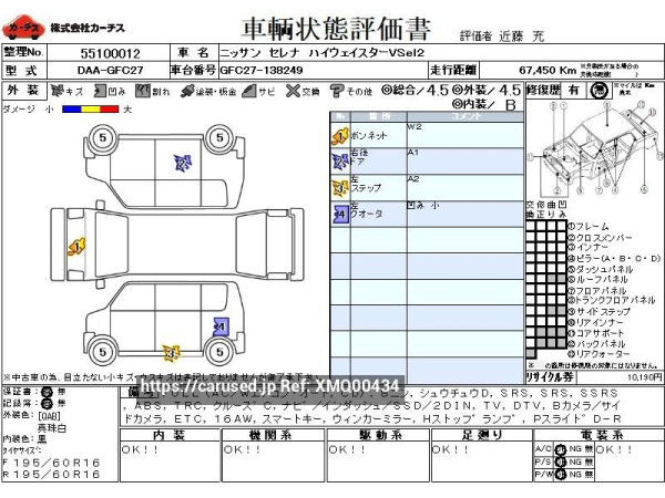 Used 2018 CVT nissan serena DAA-GFC27 Image[3]