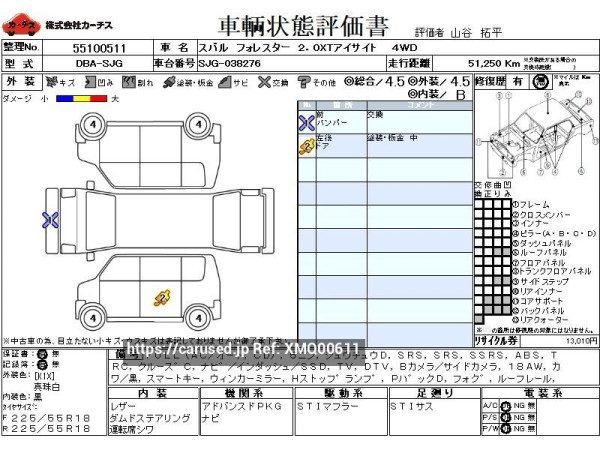 Used 2017 CVT subaru forester DBA-SJG Image[3]