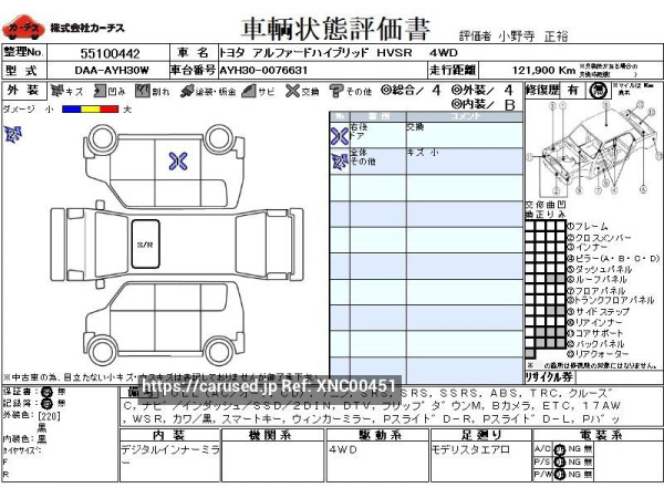 Used 2018 AT toyota alphard-hybrid DAA-AYH30W Image[3]