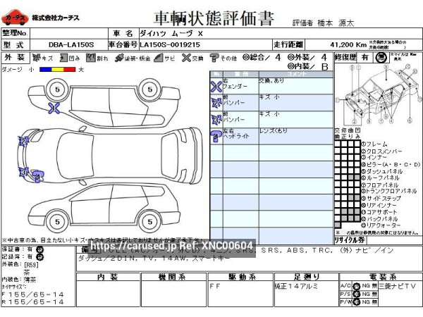 Used 2015 AT daihatsu move DBA-LA150S Image[3]