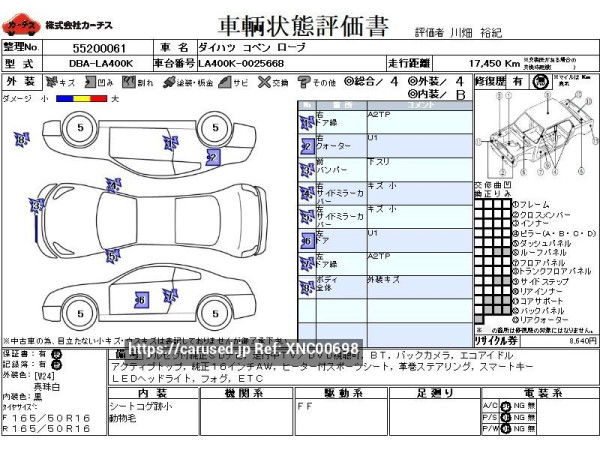 Used 2019 CVT daihatsu copen DBA-LA400K Image[3]
