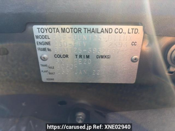 Used 2022 AT toyota hilux GUN125 Image[6]