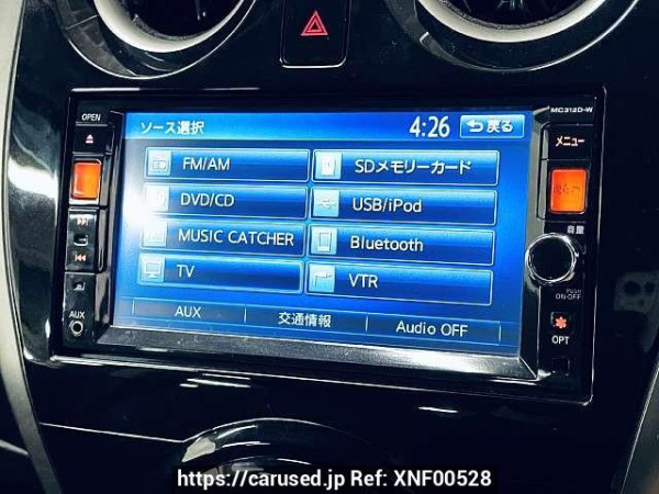 Used 2013 CVT nissan note DBA-E12 Image[6]