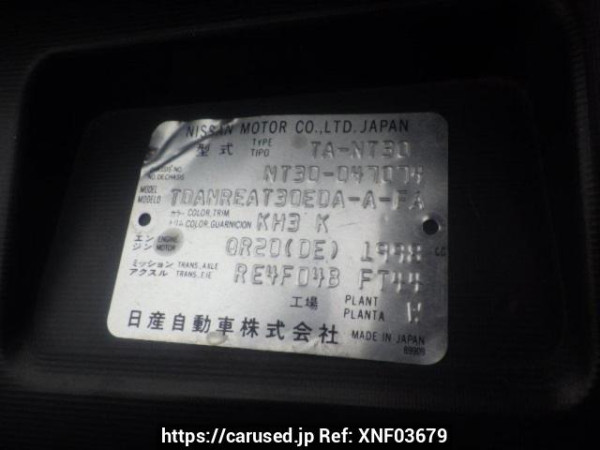 Used 2002 AT nissan x-trail NT30 Image[10]