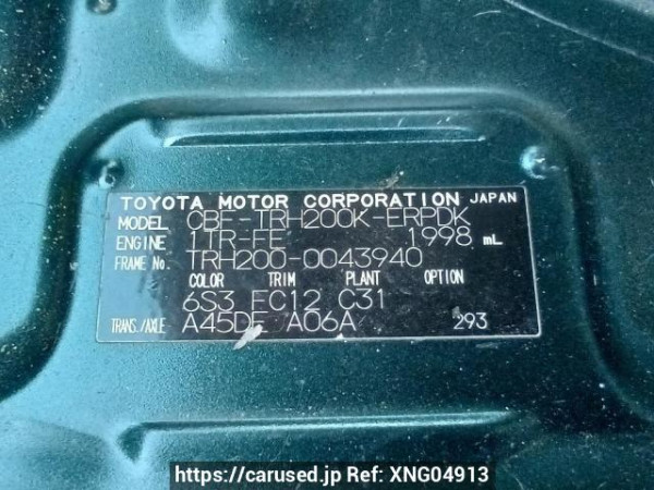 Used 2006 AT toyota hiace-van TRH200K Image[11]