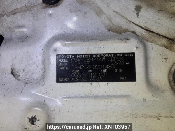 Used 2004 AT toyota hiace-wagon TRH214W Image[6]