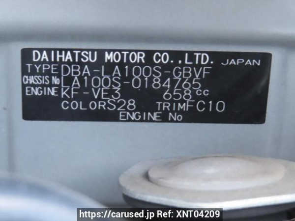 Used 2012 AT daihatsu move LA100S Image[12]