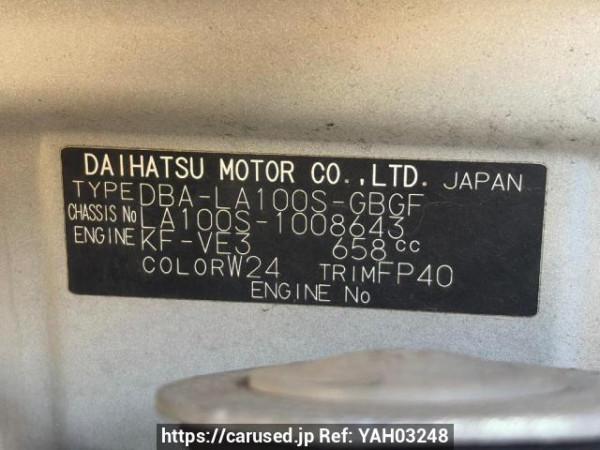 Used 2013 AT daihatsu move LA100S Image[6]