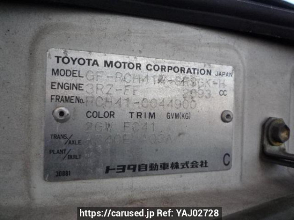 Used 2000 AT toyota regius-wagon RCH41W Image[10]
