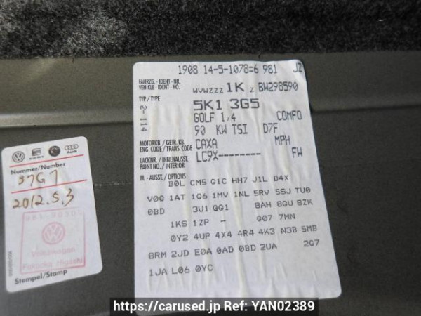 Used 2011 AT volkswagen golf 1KCAX Image[11]